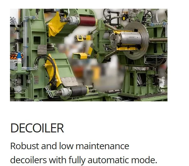 Fives OTO decoiler equipment
