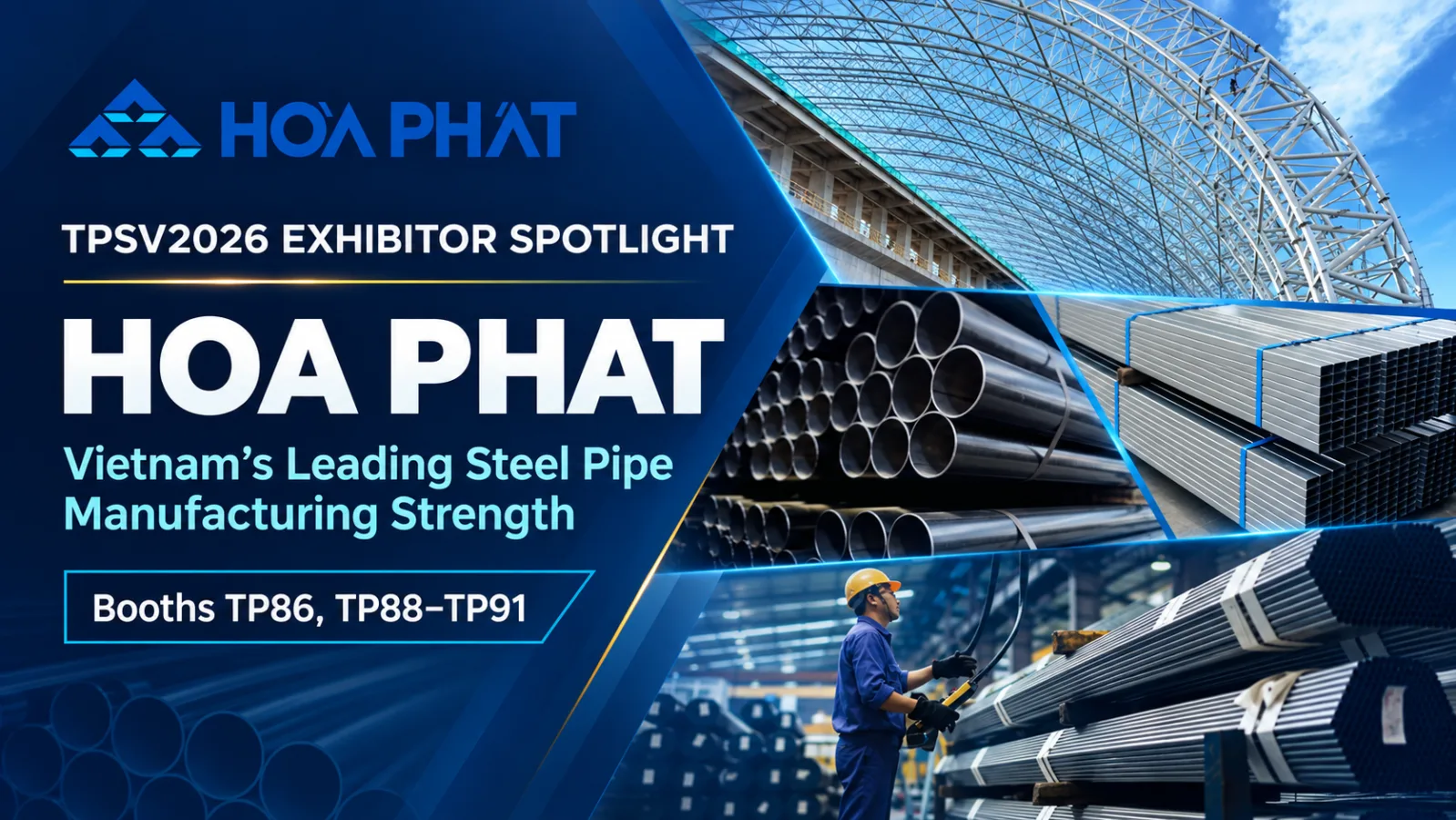 Hoa Phat Brings Vietnam's Leading Steel Pipe Manufacturing Strength to TPSV2026
