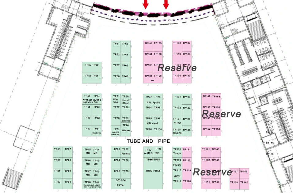 Updated Tube and Pipe Show Vietnam 2026 enlarged booth area