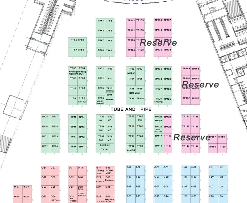 Tube and Pipe Show Vietnam 2026 enlarged booth area