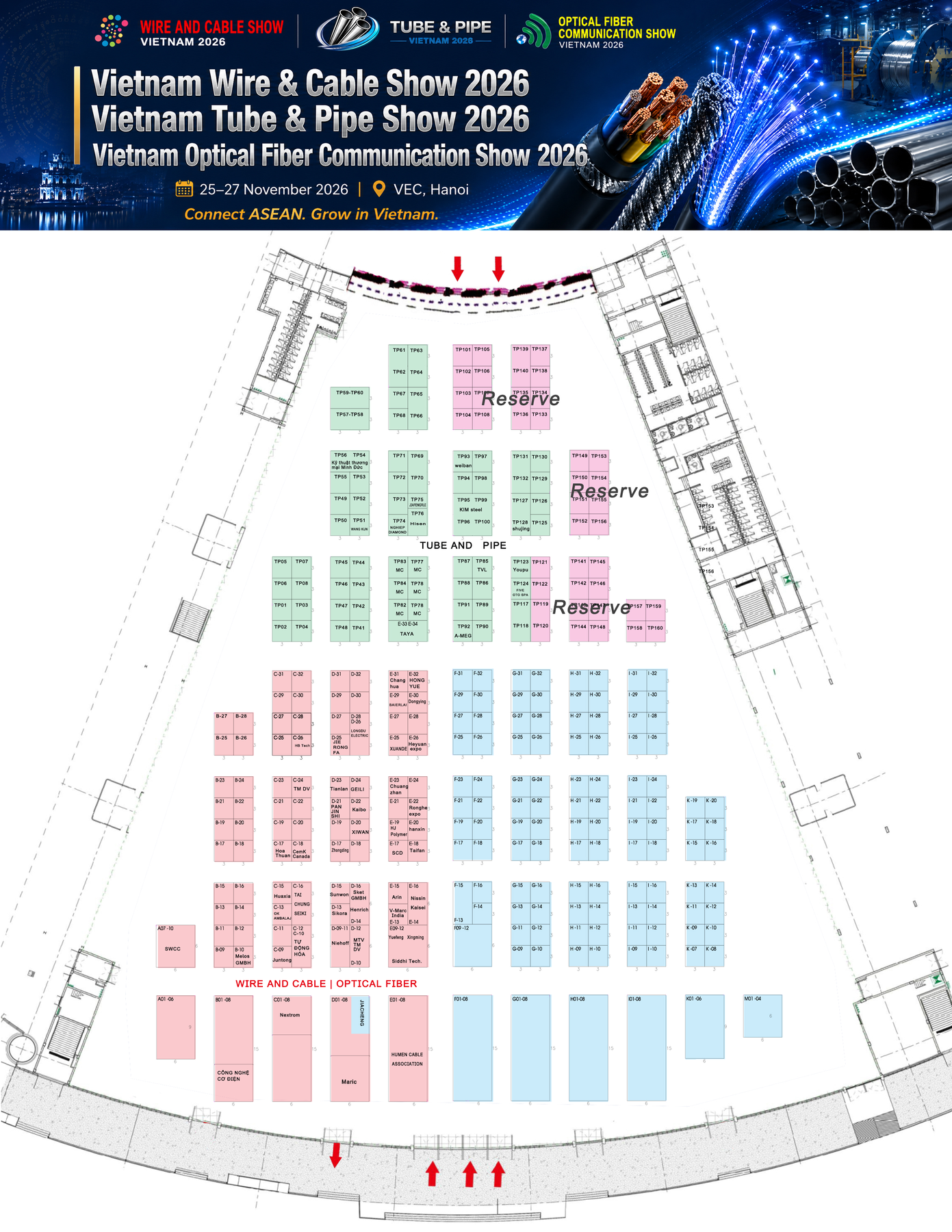 Combined Vietnam Wire Cable Tube Pipe Optical Fiber floor plan 2026