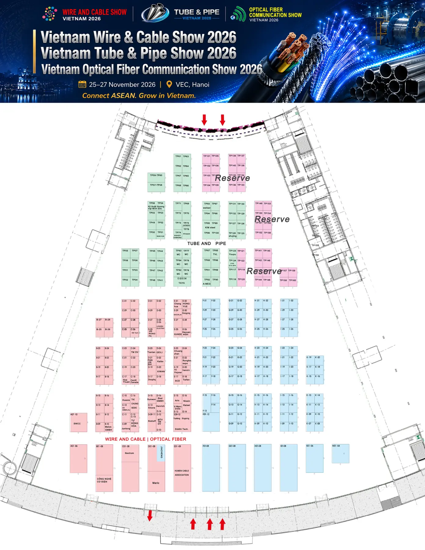 Combined Vietnam Wire Cable Tube Pipe Optical Fiber floor plan 2026