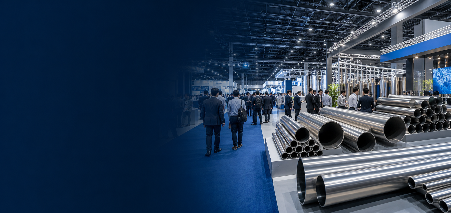 Tube and pipe exhibition hall