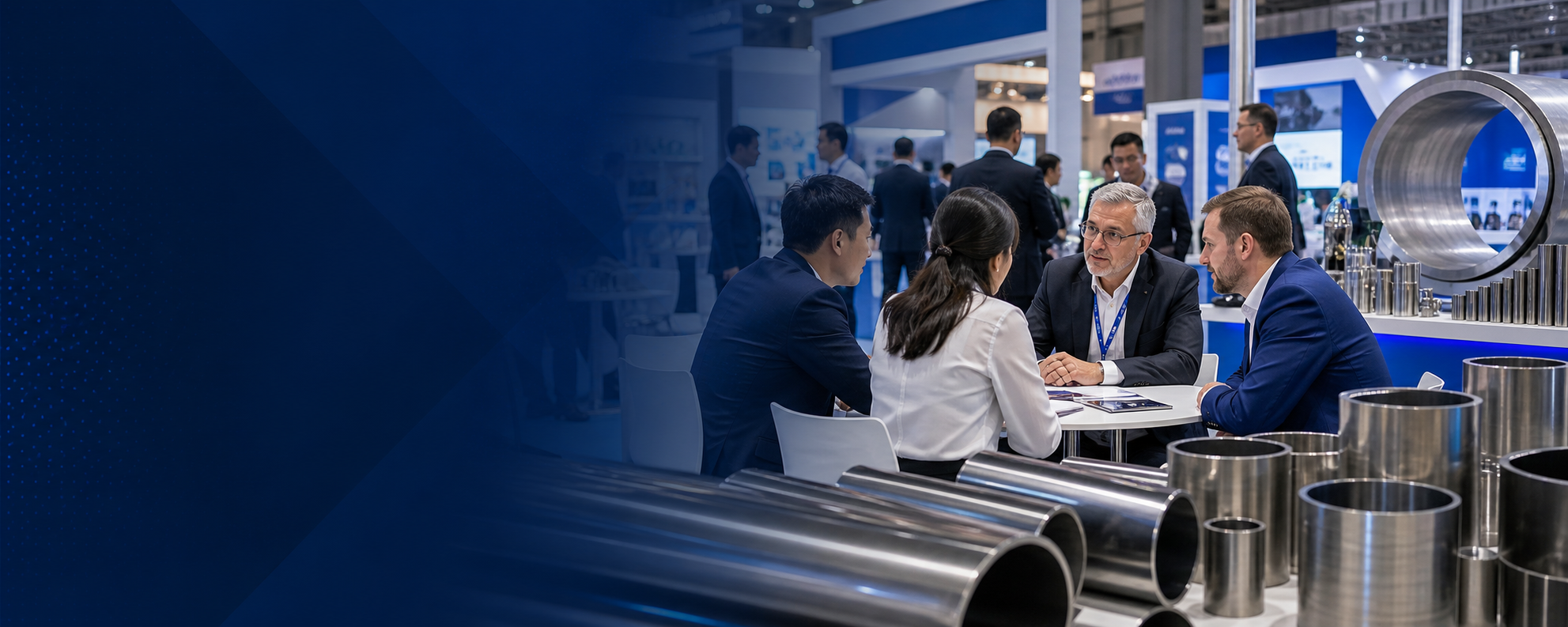 Business meetings at Tube and Pipe Vietnam