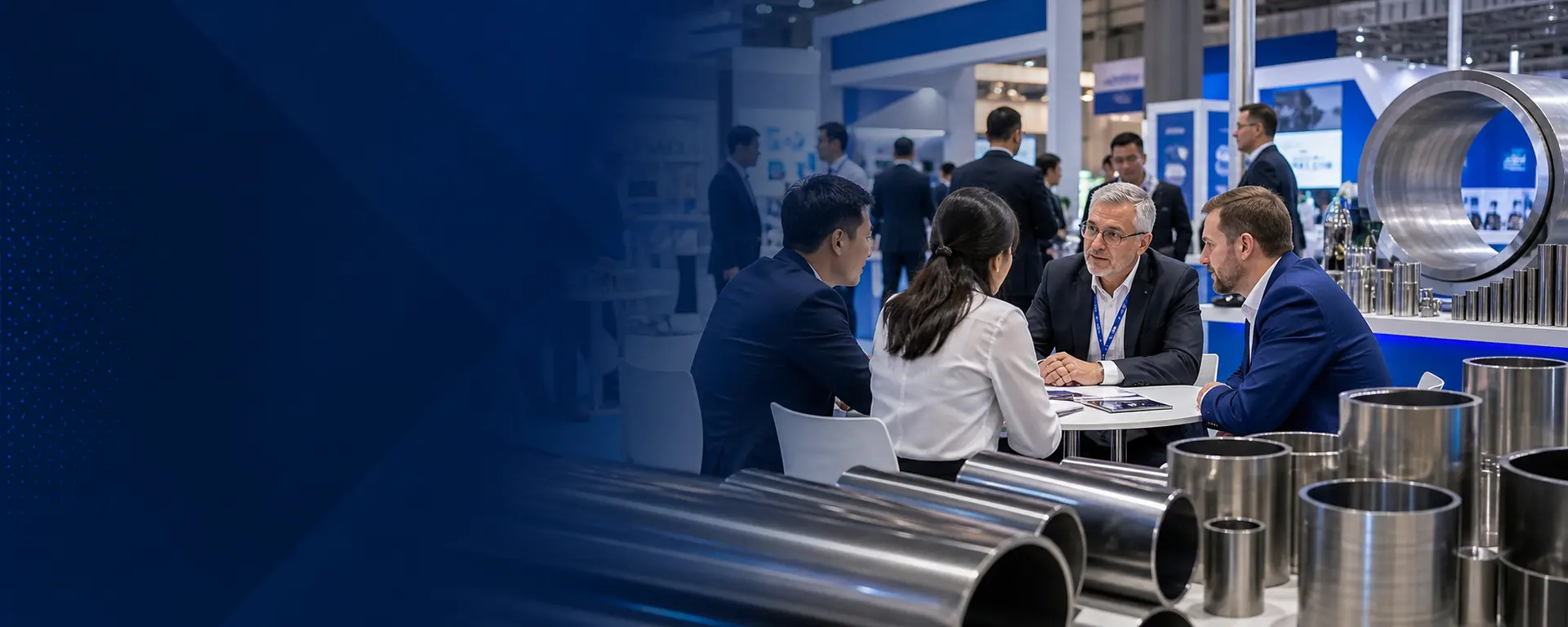 Business meetings at Tube and Pipe Vietnam