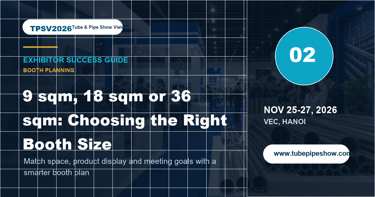 9 sqm, 18 sqm or 36 sqm: How to Choose the Right Booth Size