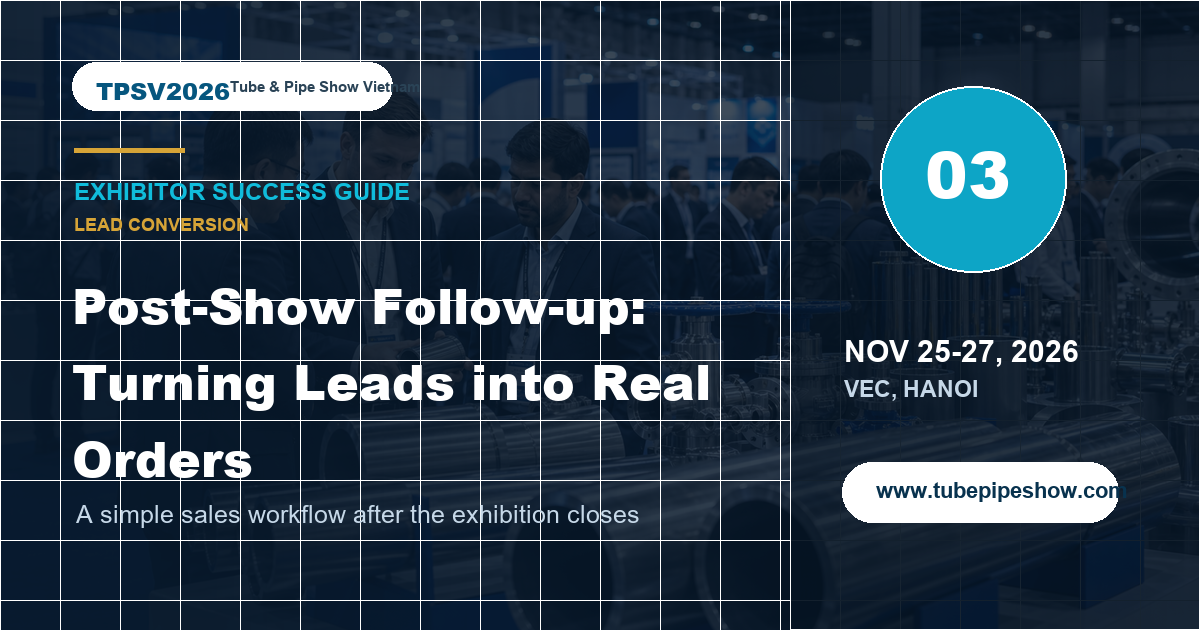 Post-Show Follow-up: How Exhibitors Can Turn Leads into Real Orders